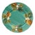 French Majolica Strawberries Plate Luneville, Circa 1880 For Sale