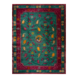 1920s Chinese Art Deco Carpet ( 8 8" x 11'2" - 265 x 340 )