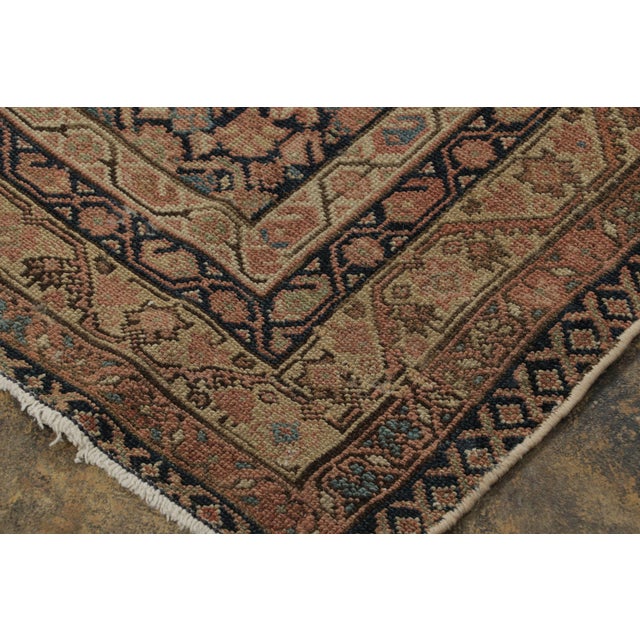Early 19th Century Antique Persian Malayer Rug With Polychrome Herati Floral Pattern - Rug & Kilim For Sale - Image 5 of 7