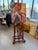A Cradle of Quiet Solace, Impasto Oil Painting by Godfrey Afebuame (2025) For Sale - Image 6 of 6