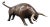 Bull Art Deco Bronze Sculpture For Sale