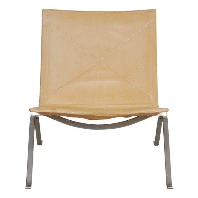PK22 Chair in Leather by by Poul Kjærholm, 2006 For Sale