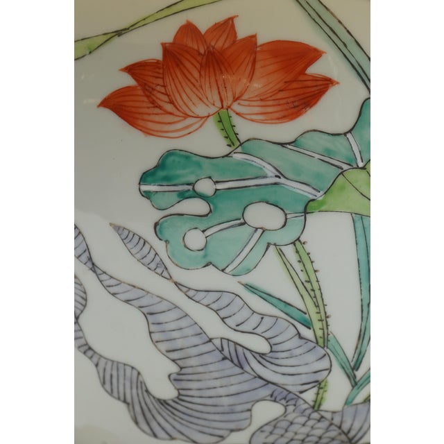 1980s Maitland Smith Oriental Brass & Porcelain Ginger Jar Lamp For Sale In Philadelphia - Image 6 of 11