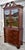 Vintage Chippendale Style Mahogany China Cabinet Hutch Serpentine Swan Neck For Sale In Philadelphia - Image 6 of 15