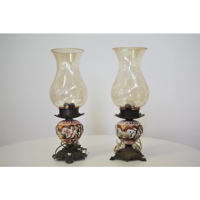 Table Lamps from Capodimonte, 1950s, Set of 2 For Sale - Image 10 of 10