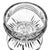 Waterford Crystal Late 20th Century Marquis by Waterford “Calais” Cut Crystal Bowl With Starburst Base, Signed, 6-Inch For Sale - Image 4 of 8