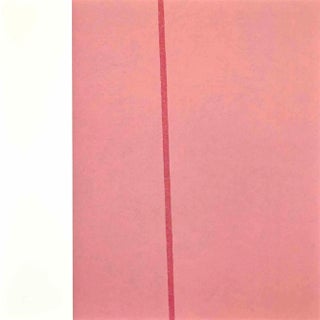 Eleni Zerva, Green Cosmos, Pink, Lithograph, 1971 For Sale