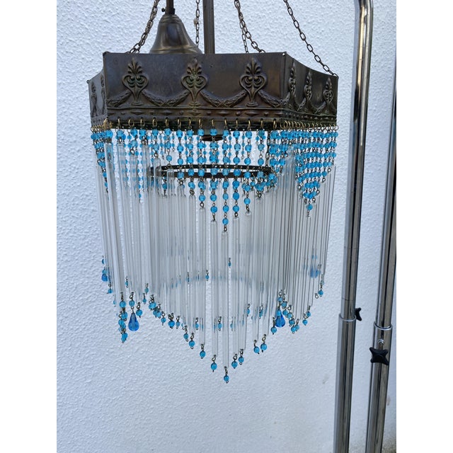 Vintage Portuguese Chandelier, 1940s For Sale - Image 12 of 18