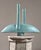 Mid-Century Modern Vintage Japanese Modernist Turquoise Double Stem Ikebana Ceramic Vessel, Signed For Sale - Image 3 of 11