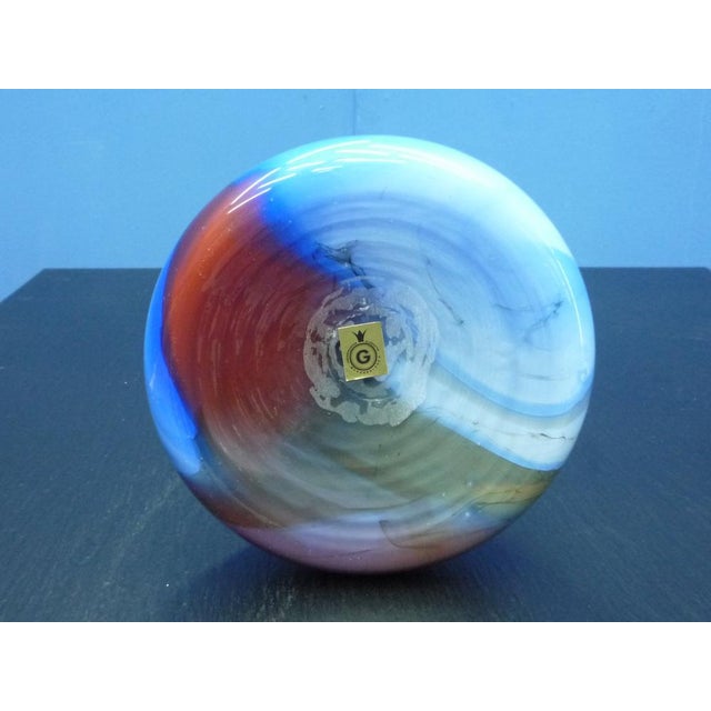 Hand Blown Glass Vase from Obersdorfer Glashütte, 1970s For Sale - Image 7 of 9