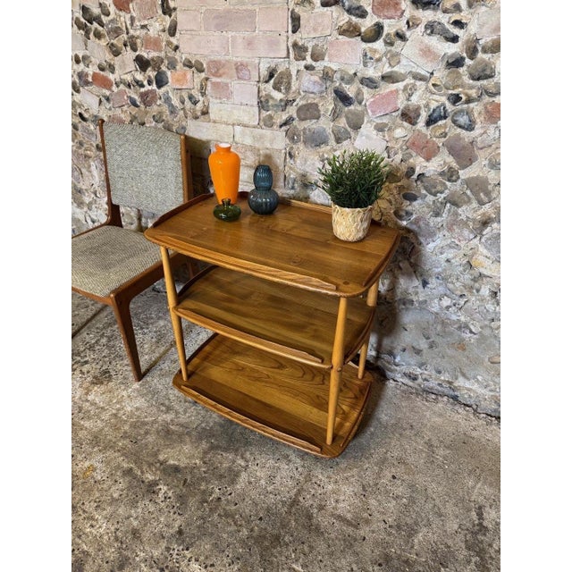 Wood Vintage Blonde Drinks Trolley from Ercol, 1960s For Sale - Image 7 of 18