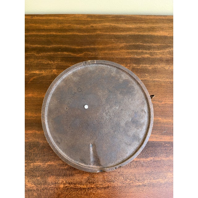 Metal Vintage English Country Bronze Garden Sundial With Mouse "Hickory Dickory Dock" For Sale - Image 7 of 7