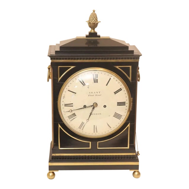Antique John Grant Fleet Street London Bracket Clock For Sale