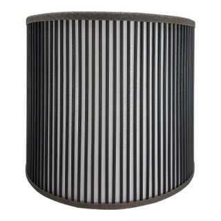 Retro Drum Stick Shade in Solid Grey, 16" For Sale