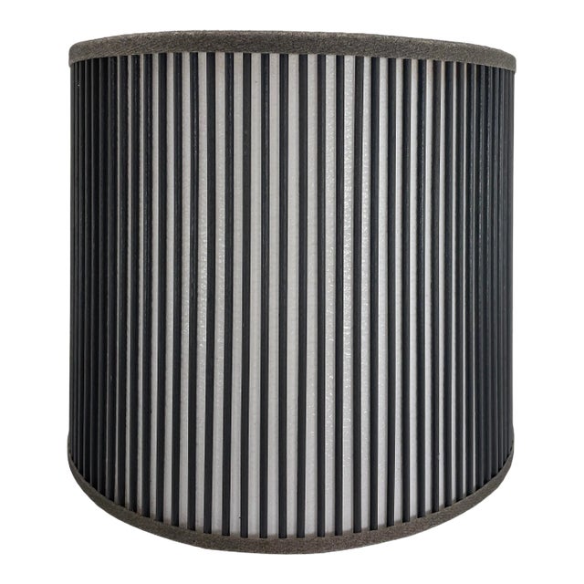 Retro Drum Stick Shade in Solid Grey, 16" For Sale