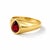 Make a bold yet timeless statement with this elegant gold garnet ring, designed for those who appreciate refined...