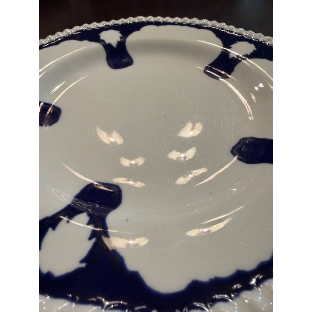 Add a touch of classic English elegance to your tablescape or wall display with this vintage Wedgwood " batwing" design...