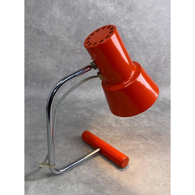 Model 85133 Red Desk Lamp by Josef Hurka, 1970s For Sale - Image 3 of 7