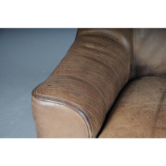 Vintage DS44 Two-Seater Buffalo Leather Sofa from de Sede, 1970s For Sale - Image 17 of 18