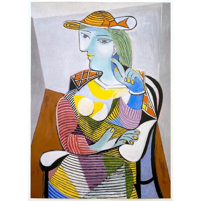 Pablo Picasso Cubist Offset Lithograph Print French Museum