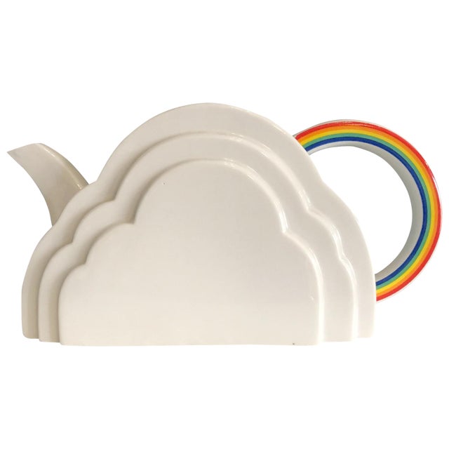 Vintage Japanese Cloud & Rainbow Teapot Chairish