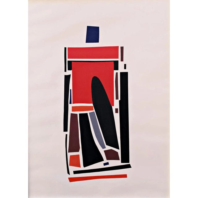 1990s Hardedge Collage by Rolf Hans, 1994 For Sale - Image 5 of 5