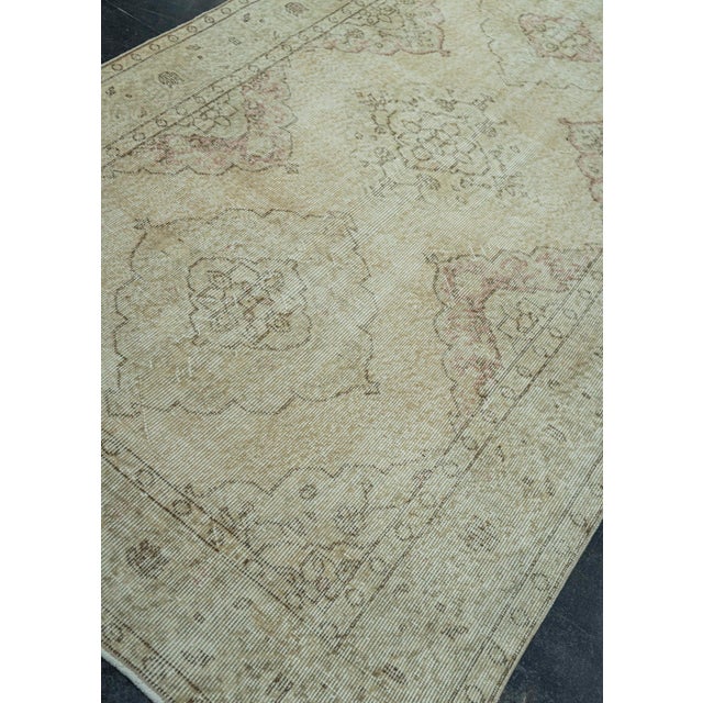 Brown Turkish Vintage Rug 4'9" x 12'10" #20776 For Sale - Image 8 of 8