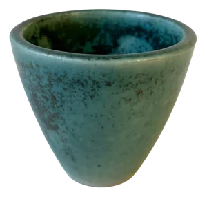 Stoneware Vase in Green Glaze, Saxbo, 1950s