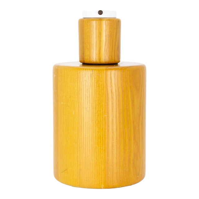Walter Von Nessen Mid Century Teak Table Lamp For Sale