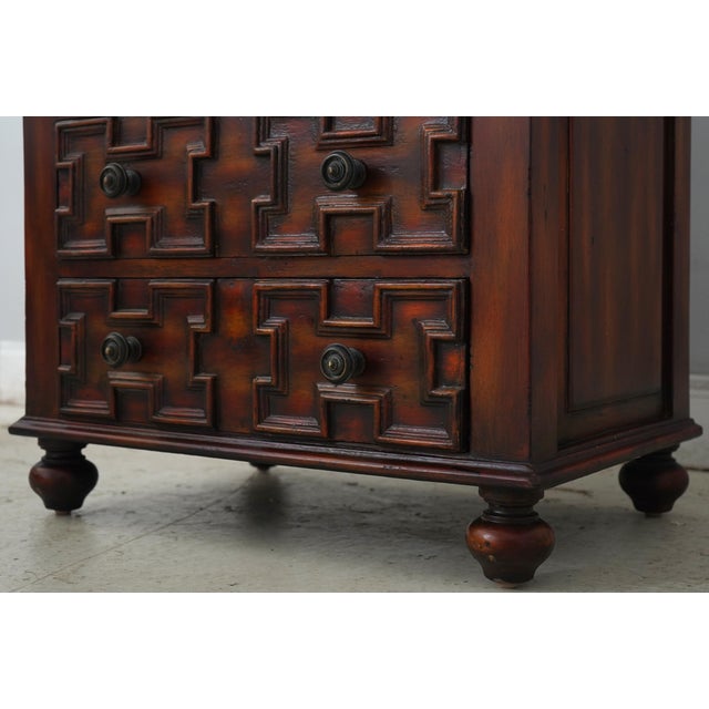 Continental Style 4 Drawer Occasional Chest For Sale - Image 10 of 17