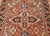 Vintage Persian Heriz Serapi Area Rug, Handwoven Geometric Pattern, Brick Red & Ivory, 4’ X 4’ For Sale - Image 4 of 12