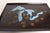 Black Large Mid-Century Black Resin Pigment and Brass Inlaid "Great Lakes" Tray by Couroc For Sale - Image 8 of 12