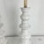 Vintage Tall White Ceramic Column Lamps - a Pair For Sale - Image 12 of 14