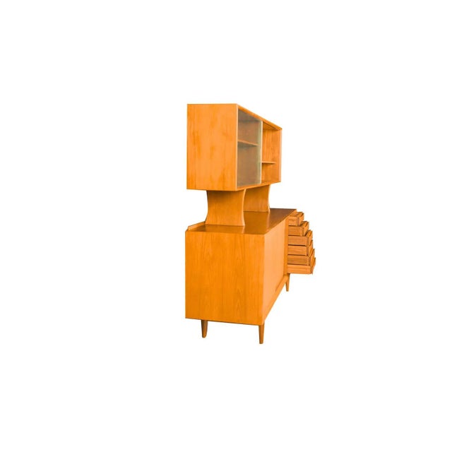 1960s 1960s Arne Vodder Credenza Reversible Door Sideboard Hutch for Sibast Mobler For Sale - Image 5 of 12