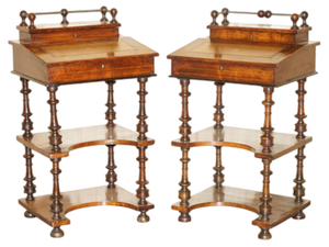 Antique Davenport Desks, 1810s, Set of 2