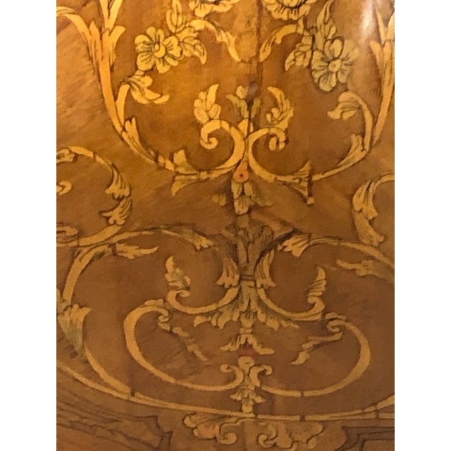 Bombe Chest Lous XV Style Green Marble Top Dresser Commode Ormolu For Sale - Image 10 of 13