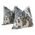 Dedar Tiger Mountain in Graphite 22” Luxurious Down Filled Pillows - A Pair For Sale