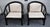 Vintage (1960's) Pair of Chairs have a Ming Style. The Maker is American of Martinsville. The Chairs are Wood with a Black...