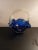 Glass 1980s Ruffled Cobalt Blue Basket Vase For Sale - Image 7 of 7