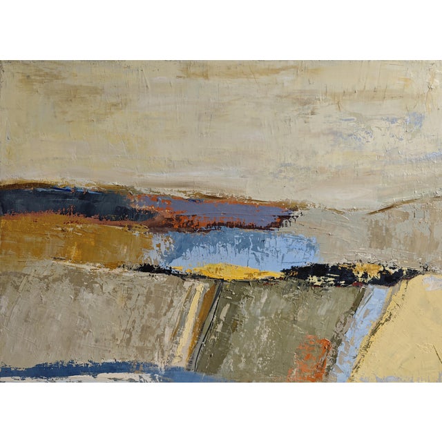 Between Earth and Time, Abstract Landscape, Contemporary, Framed by Sophie Dumont For Sale - Image 6 of 9