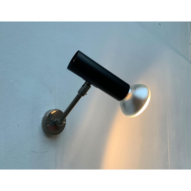 Metal Mid-Century German Minimalist Wall Lamp from Beisl, 1960s For Sale - Image 7 of 18