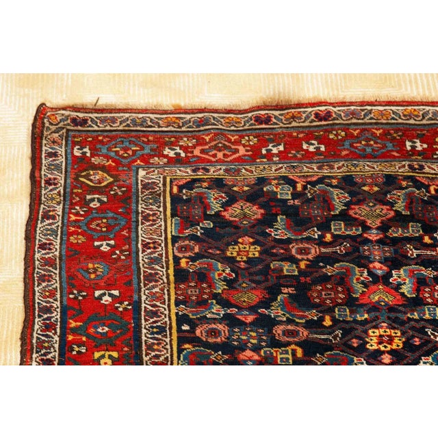 Persian Antique Bidjar Bijar Runner Rug Carpet Circa 1920 | 9.25’ X 4.5' For Sale - Image 4 of 12