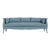 Bunny Williams Home Southern Belle Sofa in Aegean Performance Linen For Sale