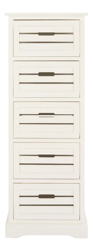 5 Drawer Cabinet in Antique Cream