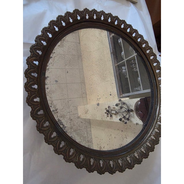 Antique Pierced Bronze Plateau Tray For Sale In San Antonio - Image 6 of 9