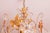 Crystal and Murano Glass Orange Flowers Chandelier, 1970s For Sale - Image 6 of 12