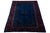 Textile Early 20th Century Antique Chinese Art Deco Wool Rug in Cobalt Blue & Plum For Sale - Image 7 of 12