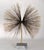 1980 Curtis Jeré Style Sunburst Dandelion Brass Sculpture Mounted on Marble Base For Sale - Image 11 of 16