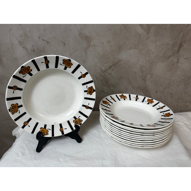 Vintage Art Deco Dinner Service, 1930, Set of 59 For Sale - Image 3 of 15