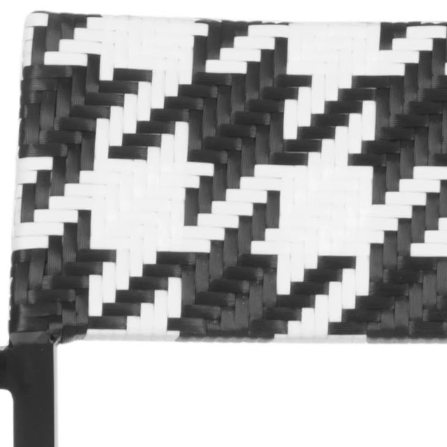 2020s Outdoor Armchair in White & Black - a Pair For Sale - Image 5 of 8